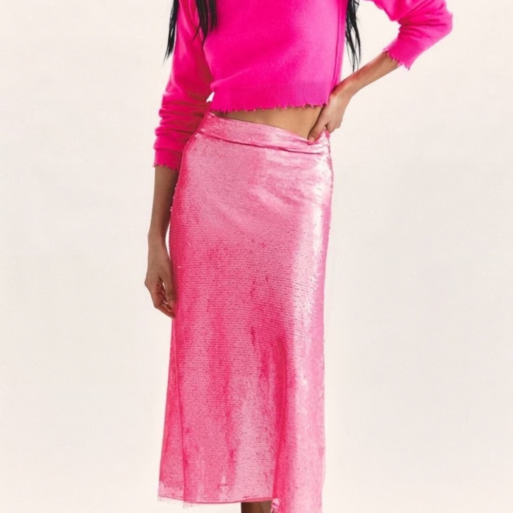 NWOT LoveShackFancy Cadena Skirt